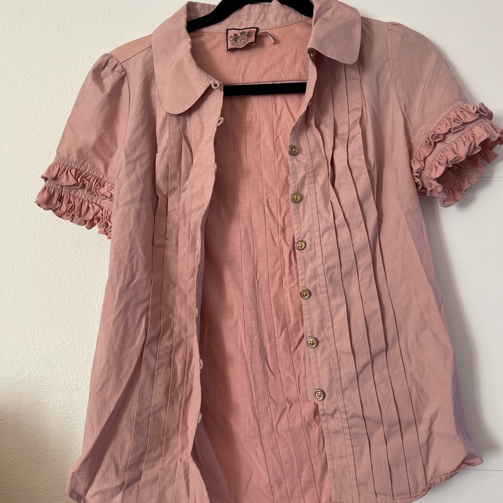 Pink juicy couture shirt
